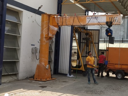 Pillar Mounted Jib Crane